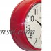 Westclox 32042BK 9.5" 1950's Retro Black Case Convex Glass Clock   553480401